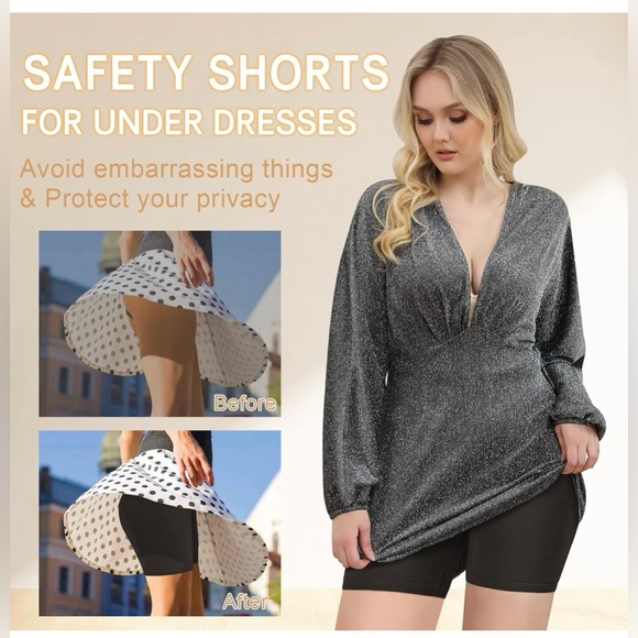 Amazon Women’s Reamphy 3 Pack Slip Shorts - Picture 3 of 6